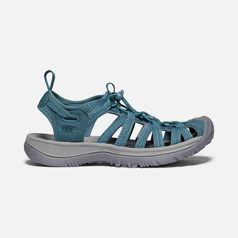 Keen Whisper Trekkingsandalen Damen DE-62531 Smoke Blue - Keen Damenschuhe Blau